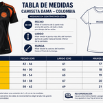 Camiseta Especial Black y Orange Seleccion Colombia