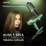 Combo Cepillo Secador Plancha Aguacate