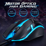 Mouse Gamer RGB Alambrico M20